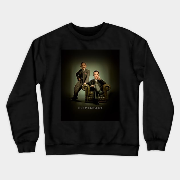 19th Century Sherlock and Watson Crewneck Sweatshirt by satansbrand